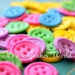 36 Button Doll Cake Topper