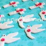 12 Doves And Cross Toppers