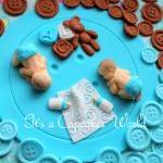 1 Set Fondant Twins Babys ..